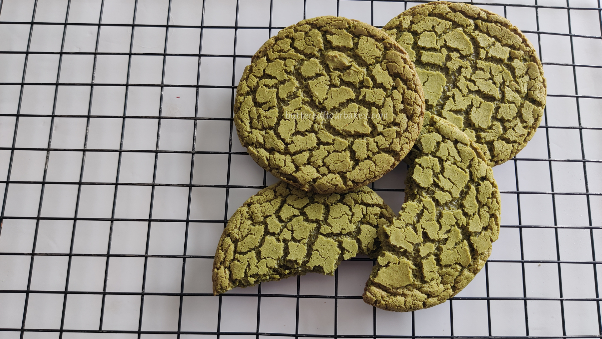 Matcha Brownie Cookies